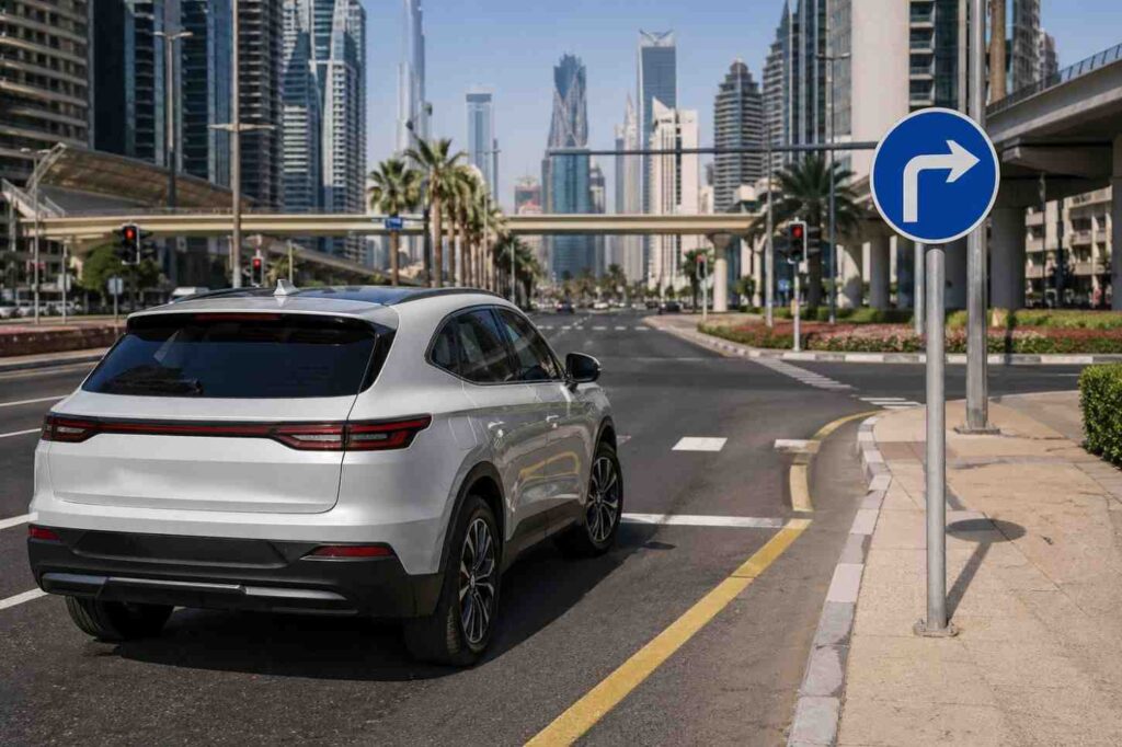 mandatory signs uae, guide signs, road safety signs