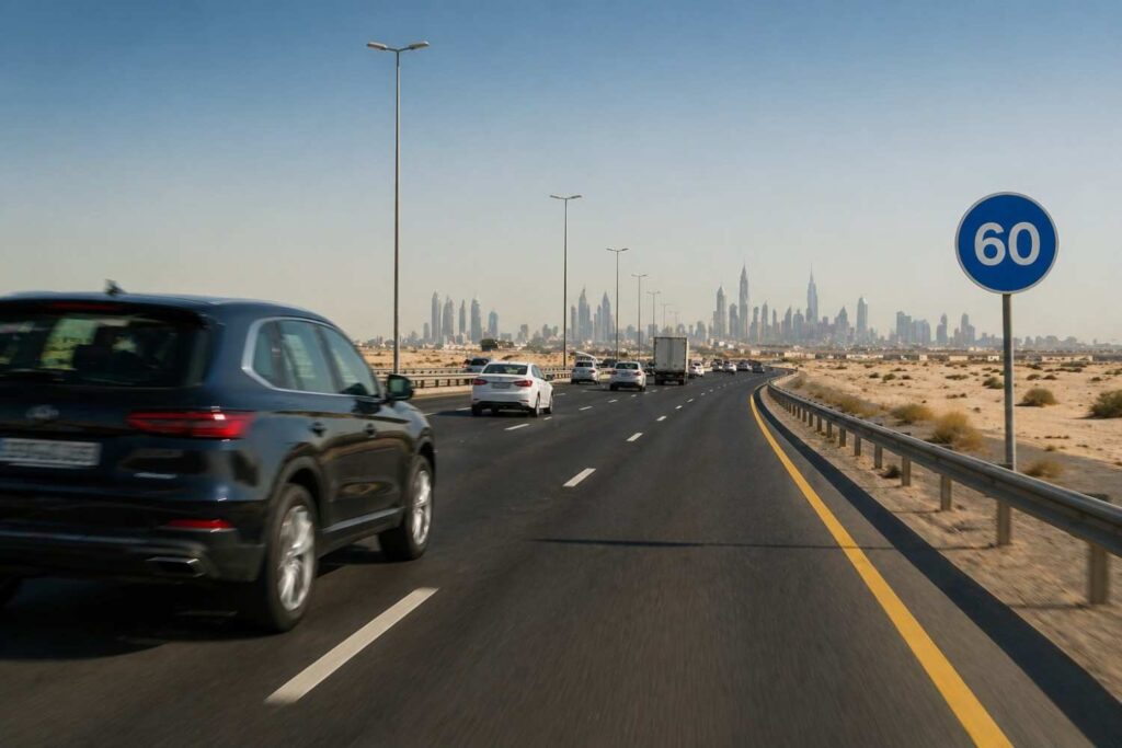 mandatory signs uae, guide signs, road safety signs