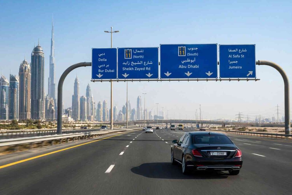 driver affairs, road safety signs dubai.