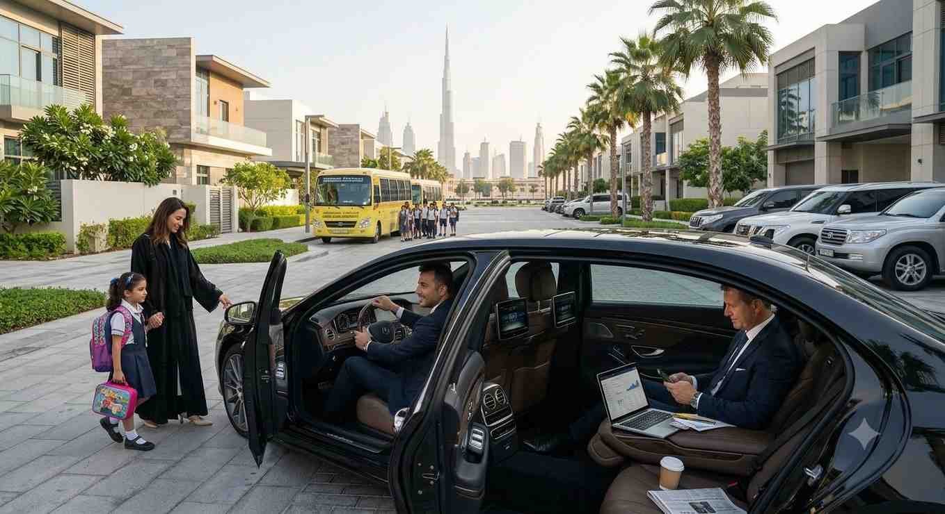 monthly driver service dubai, driver dubai monthly, car with driver dubai monthly